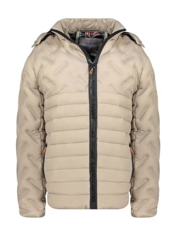 Doorgestikte jas "Burator" beige