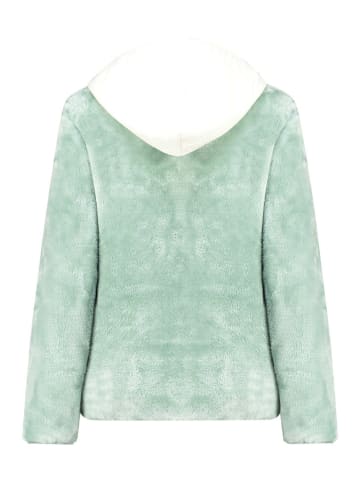 Fleece vest "Typologie" mintgroen