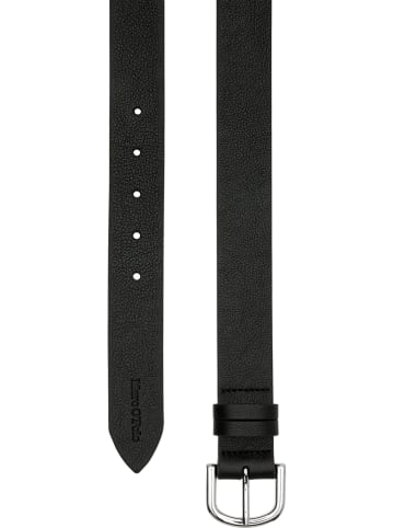 Leren riem zwart