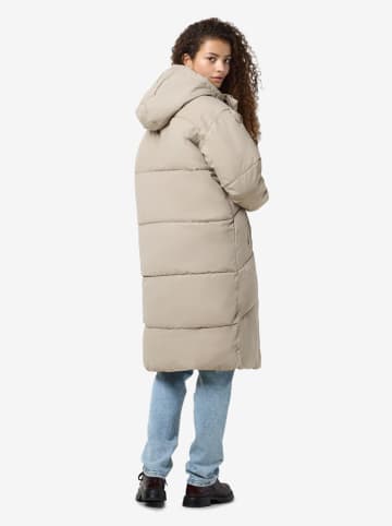 Wintermantel in Beige
