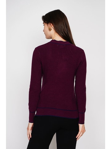 Sweter w kolorze bordowym