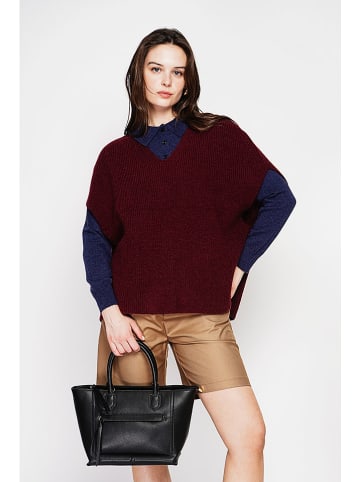 Sweter w kolorze bordowym