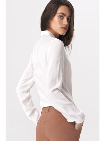 Body-koszula w kolorze białym