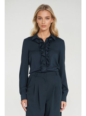 Bluse in Dunkelblau