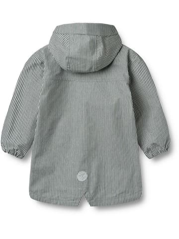 Parka "Spriing" antraciet/wit