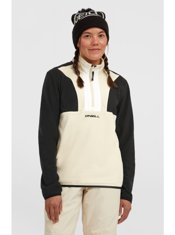 Bluza polarowa w kolorze czarno-beżowym