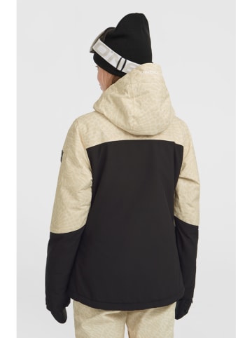 Ski-/ Snowboardjacke in Schwarz/ Beige
