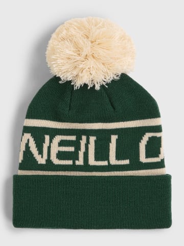 Beanie "Powder" groen/beige
