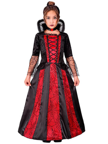 Kostuum "VAMPIER" zwart/rood