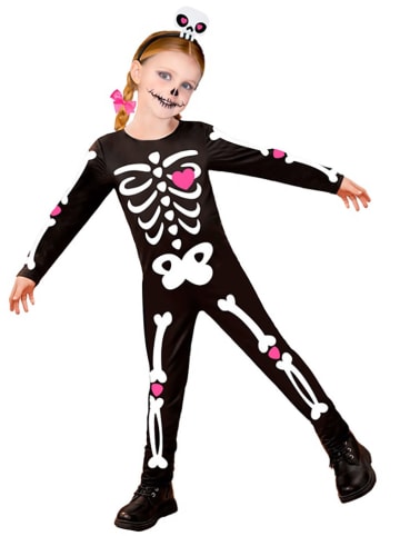 Kostium "Skeleton" w kolorze czarnym