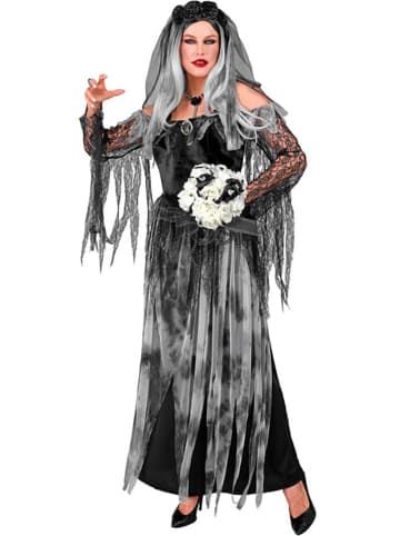 2-częściowy kostium "DEAD BRIDE" w kolorze szarym