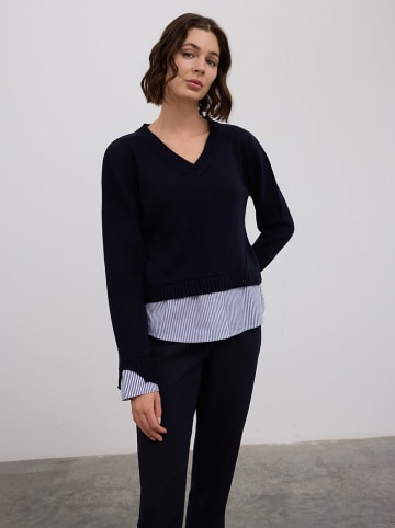 Trui donkerblauw