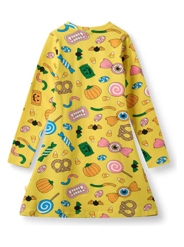 Kleid "Halloween-Süßigkeiten" in Gelb