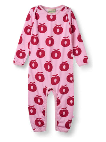 Overall "Äpfel" in Rosa