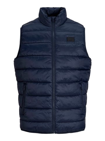 Doorgestikte bodywarmer donkerblauw