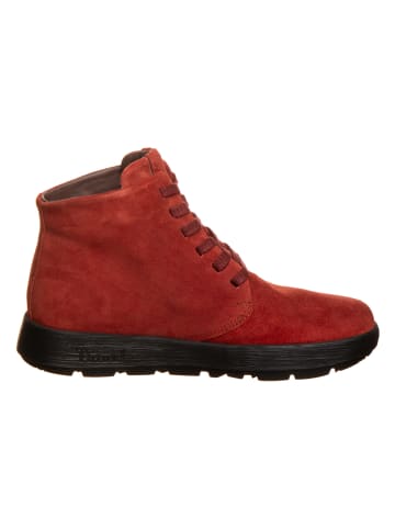 Leder-Boots "Comoda" in Rot