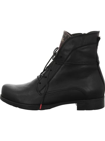 Leder-Boots in Schwarz