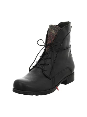 Leder-Boots in Schwarz