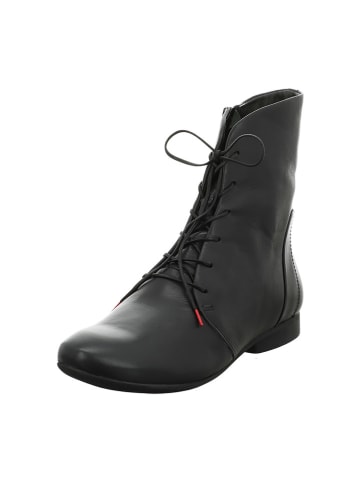 Leder-Boots in Schwarz