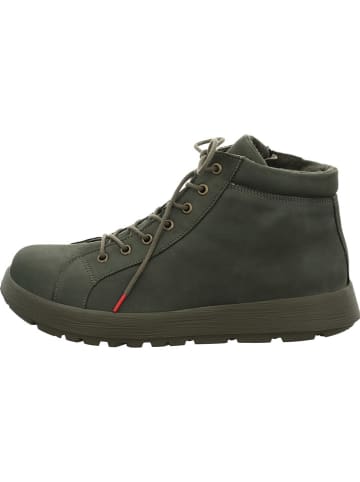 Leder-Boots in Khaki