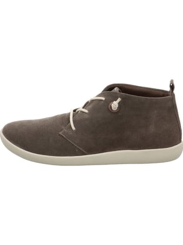 Leder-Schnürschuhe in Braun