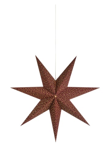 Dekoracja "Baroque" w kolorze bordowym - 75 x 75 x 19 cm