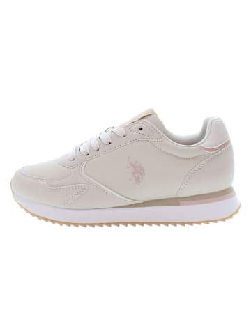 Sneakersy w kolorze kremowym