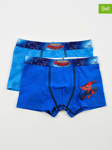 2er-Set: Boxershorts "Spiderman" in Blau