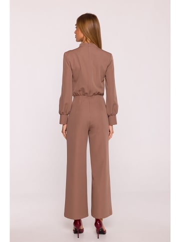 Jumpsuit in Hellbraun
