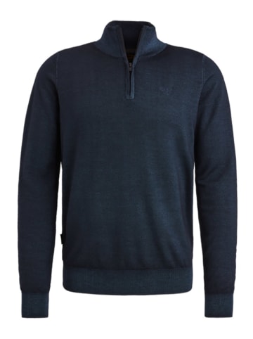 Wollpullover in Dunkelblau