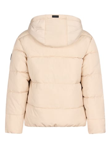 Doorgestikte jas "Abadou" beige