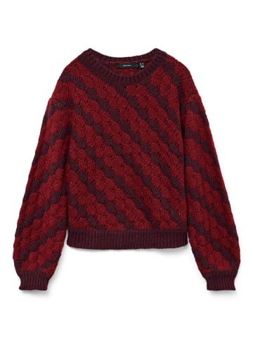 Sweter w kolorze bordowym
