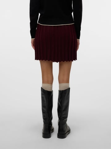 Plissérok bordeaux rood