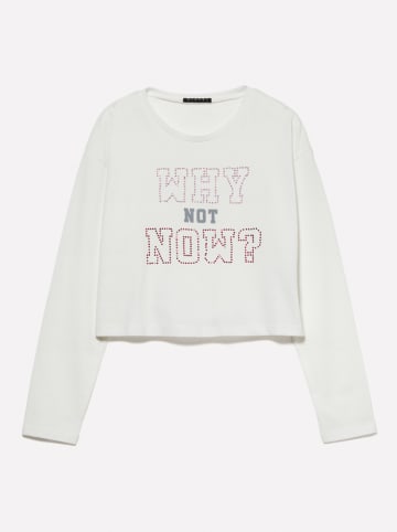 Longsleeve in Weiß