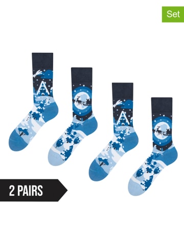 2er-Set: Socken in Blau