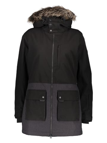 Ski-/snowboardjas zwart/grijs