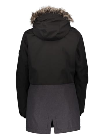 Ski-/snowboardjas zwart/grijs