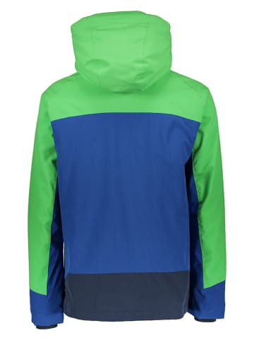 Ski-/snowboardjas blauw/groen