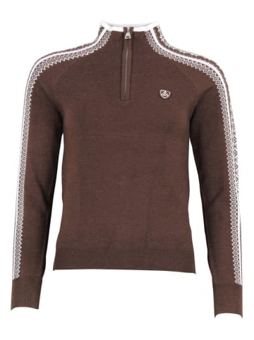 Sweter "Adomino" w kolorze brązowym