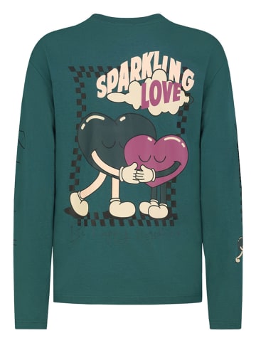 Longsleeve petrol