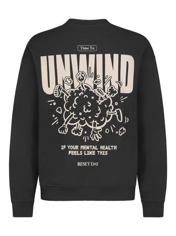 Sweatshirt in Schwarz
