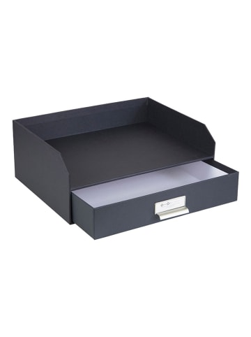 Organizer "Walter" w kolorze czarnym na dokumenty - 33,5 x 13 x 25,5 cm