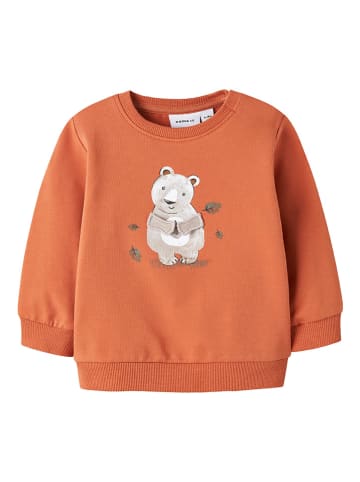 Sweatshirt "Fun" in Orange