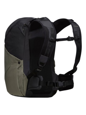 Plecak "Vaagaa Daypack 26 S/M" w kolorze czarno-oliwkowym - 26 x 46 x 25 cm