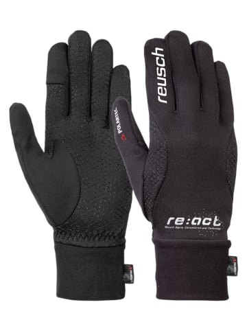 Funktionsfingerhandschuhe "Lhasa TOUCH-TEC" in Schwarz/ Silber