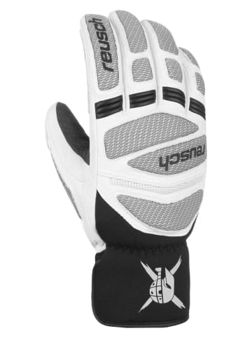 Funktionsfingerhandschuhe "Worldcup Warrior DG" in Weiß/ Grau