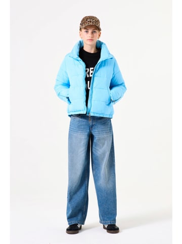Steppjacke in Hellblau