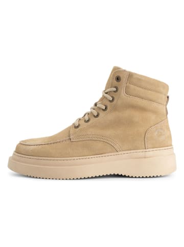 Leder-Boots "Edmonton" in Beige