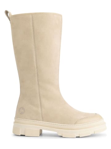 Leder-Stiefel "Whistler" in Beige