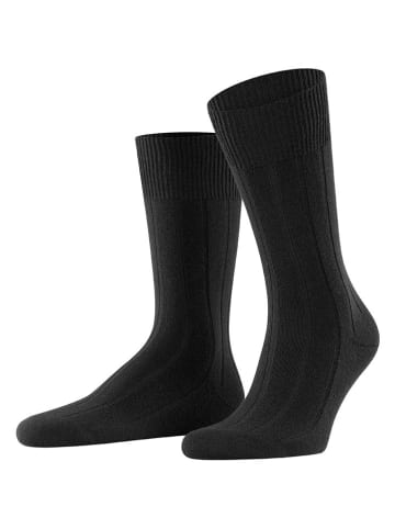 Socken "Lhasa Rib" in Schwarz